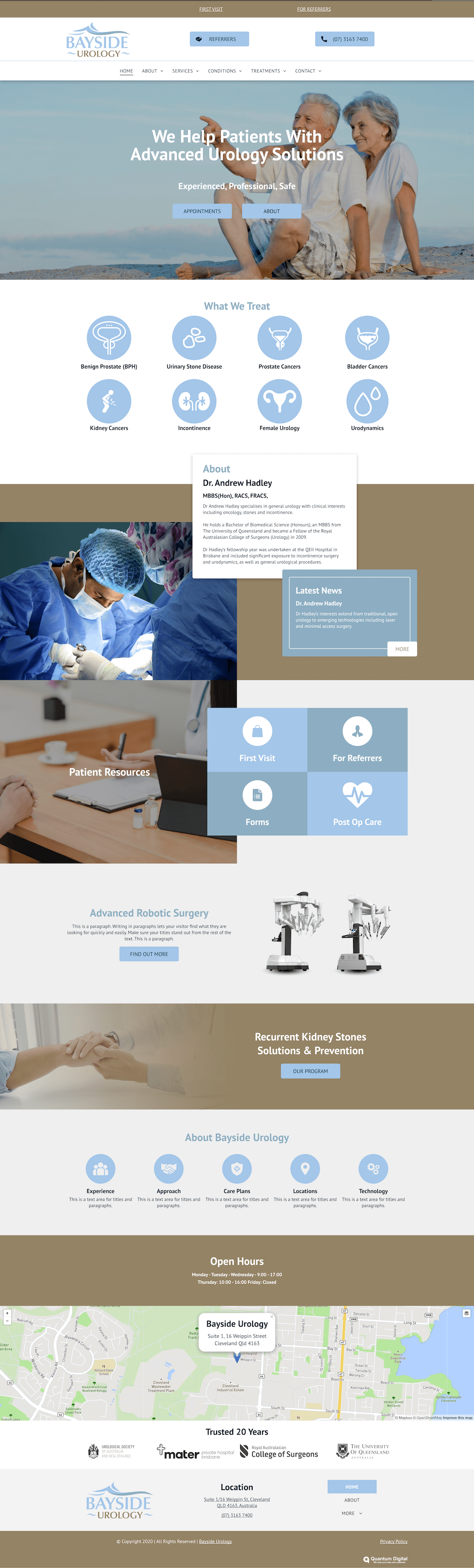 Urology Website Brisbane