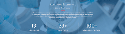 Add instant credibility with logos and numbers
