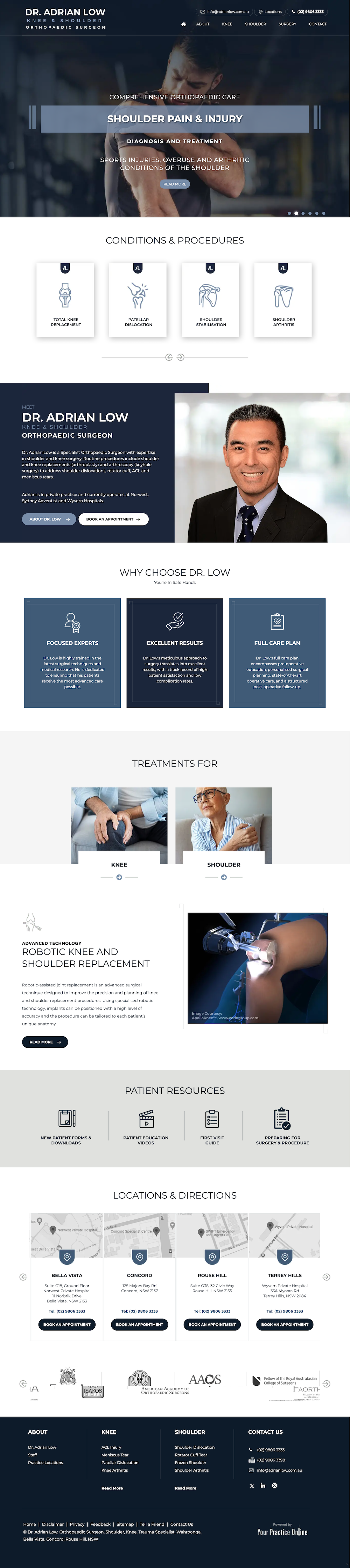 Tall collage of website screenshots and charts on a dark background, featuring a man’s portrait and tech diagrams.