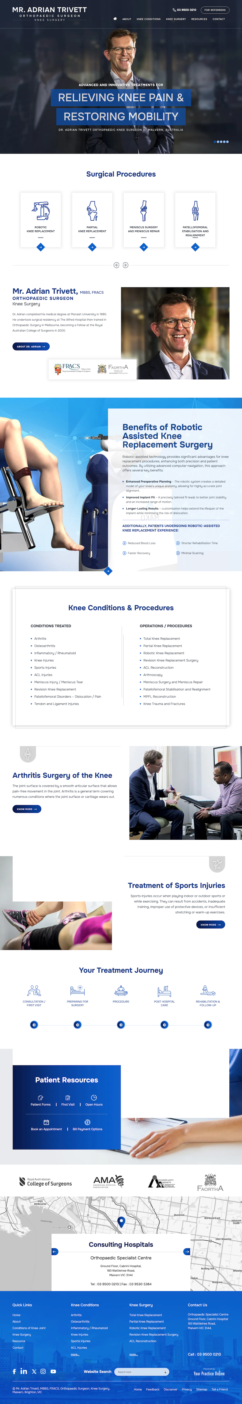 Collage of multiple website and mobile app screenshots with blue-and-white UI panels and text blocks