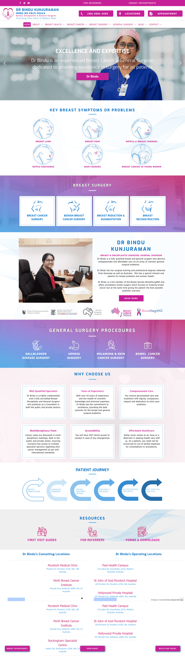 Custom Design for a General Surgeon, Pert, Desktop Version