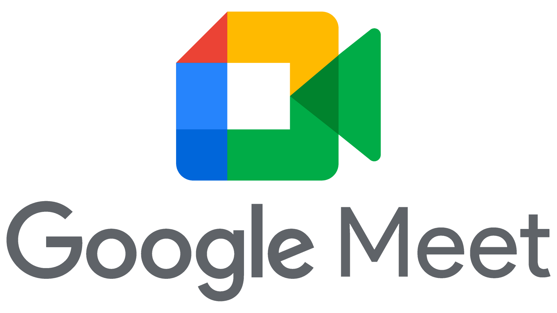 A blue zoom video conferencing logo on a white background