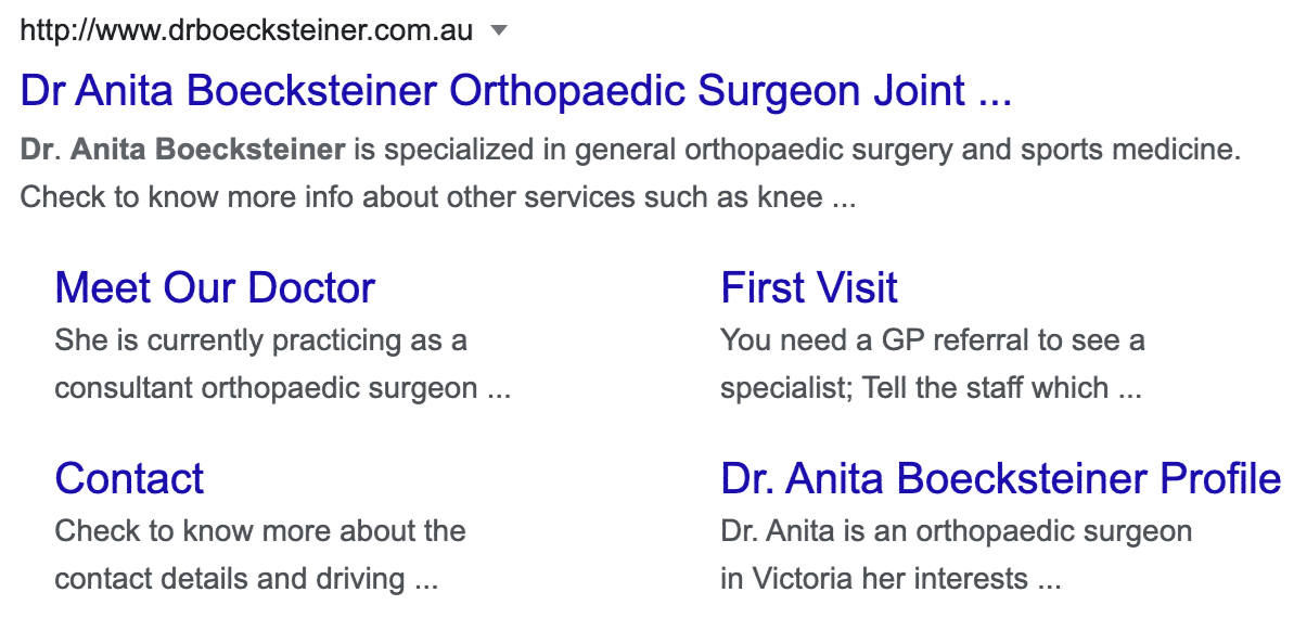 an example of local search schema