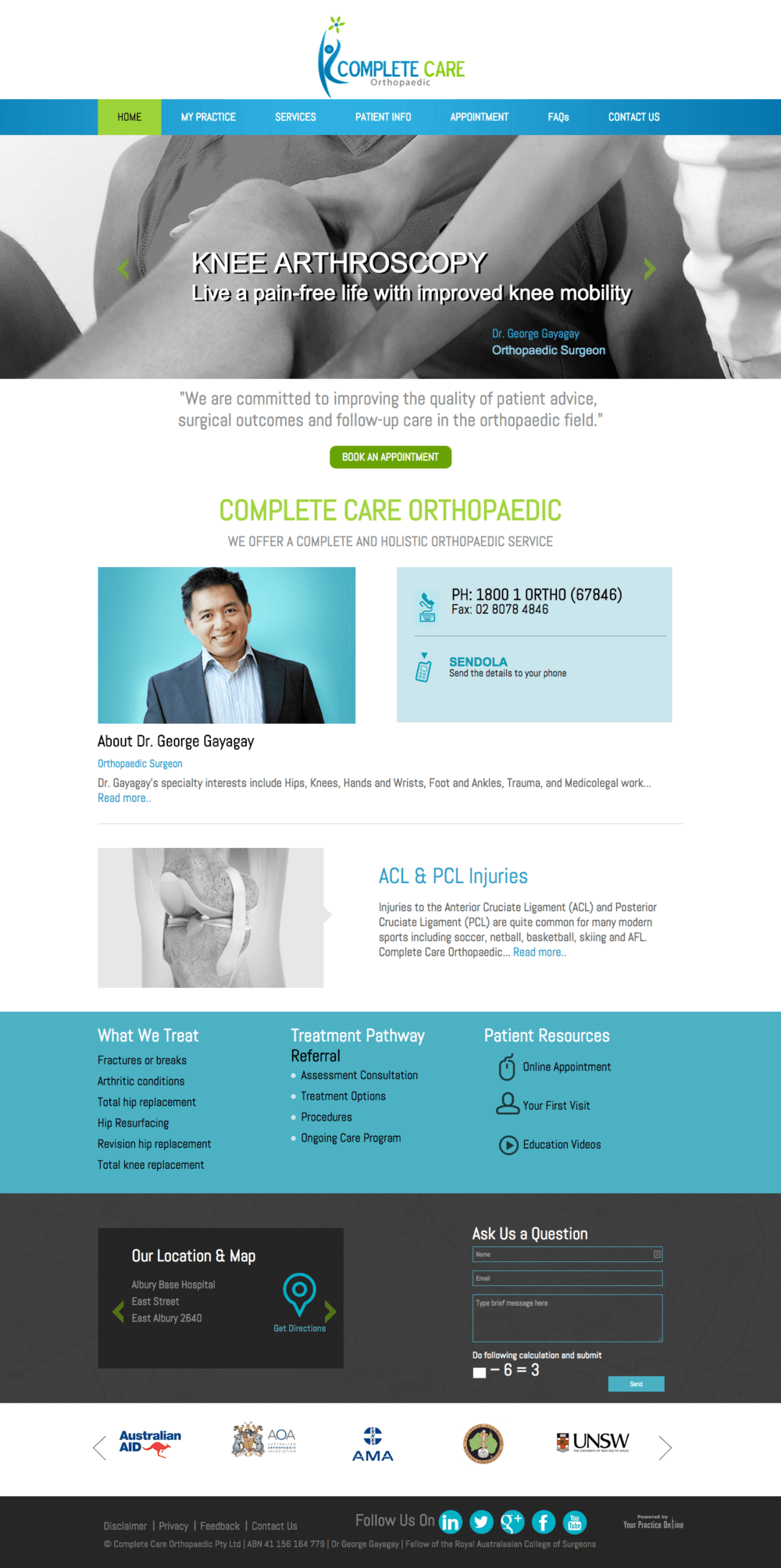 A screenshot of the homepage of a website.