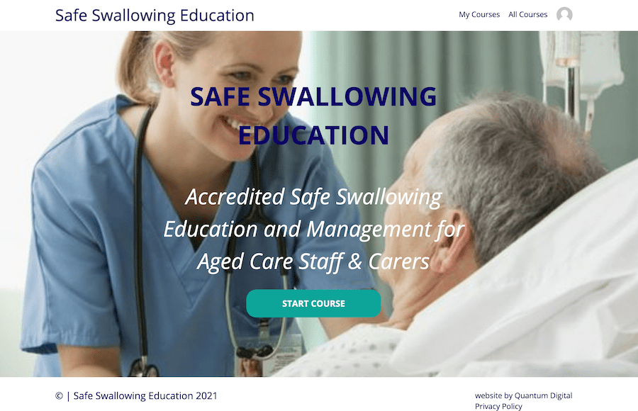 aged care staff taking care of the patient