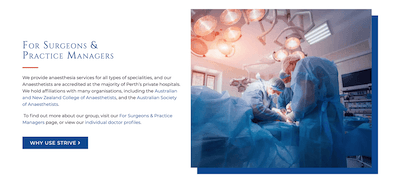 Clinic Tour Page Examples
