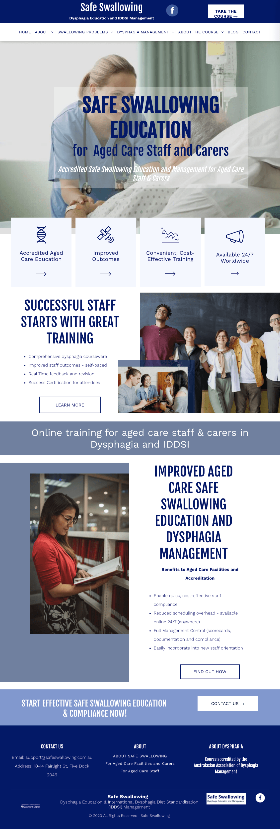 Design for a Speech Pathologist Website Mobile Version