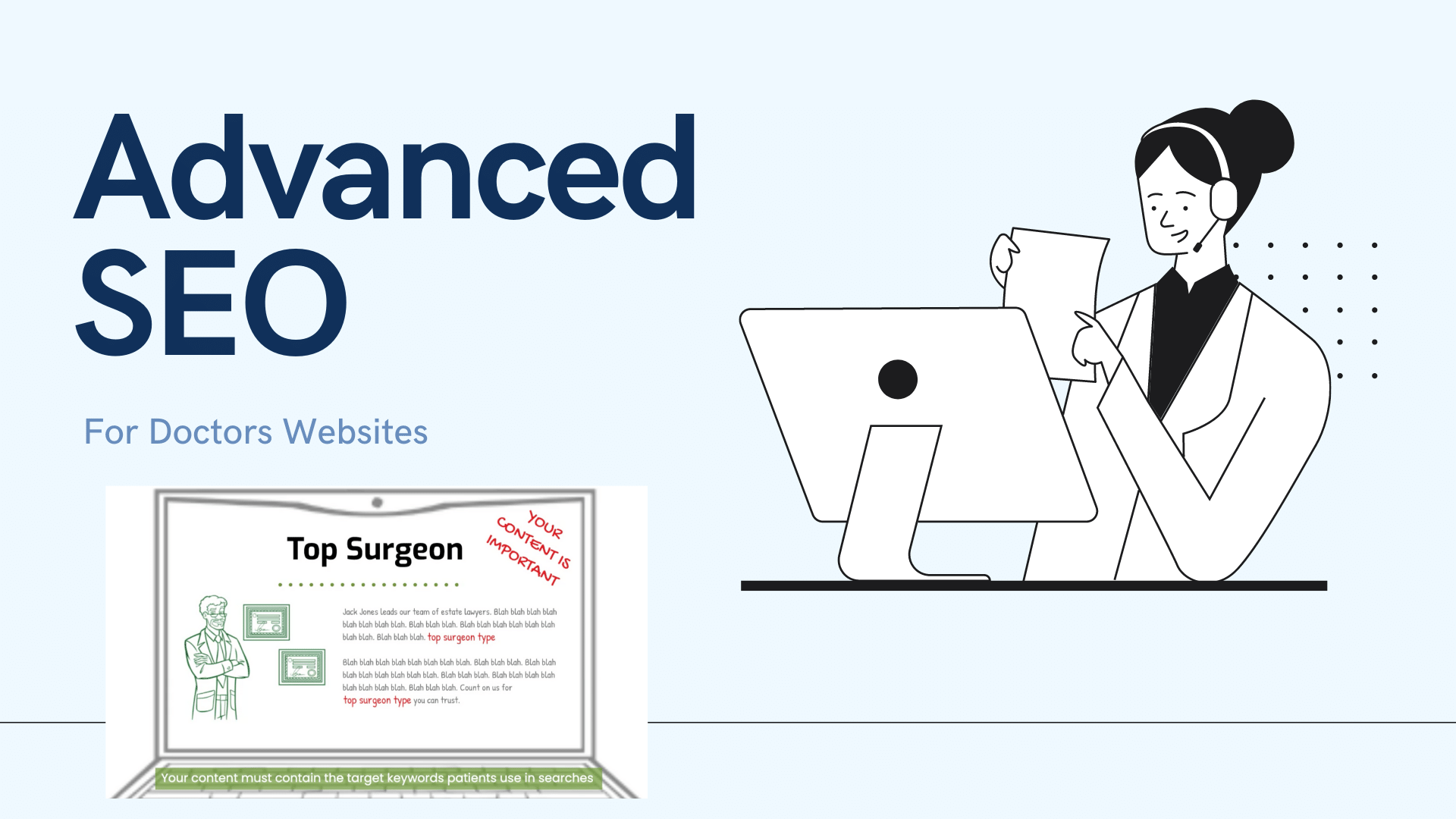 SEO for Doctors, SEO for Medical Practice