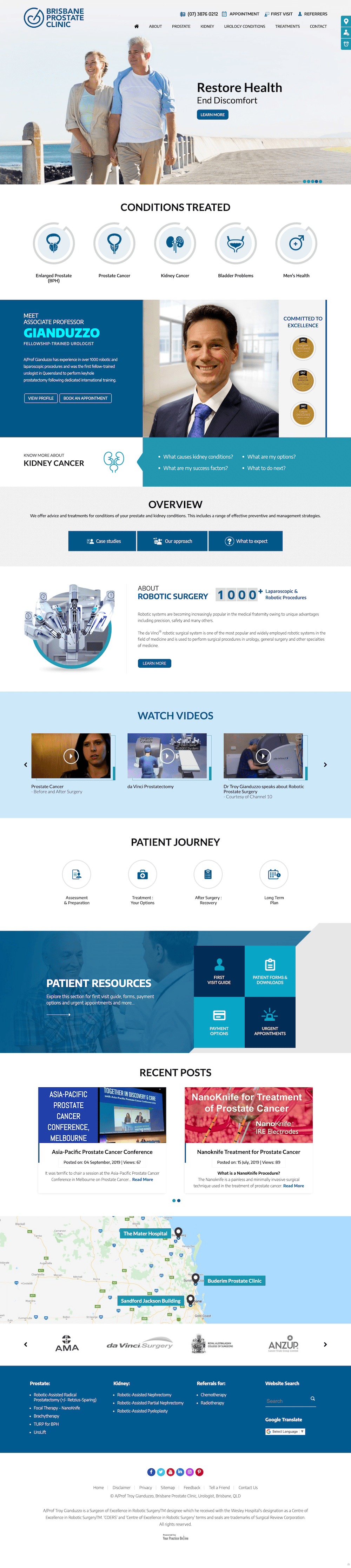 Urologist Website Brisbane