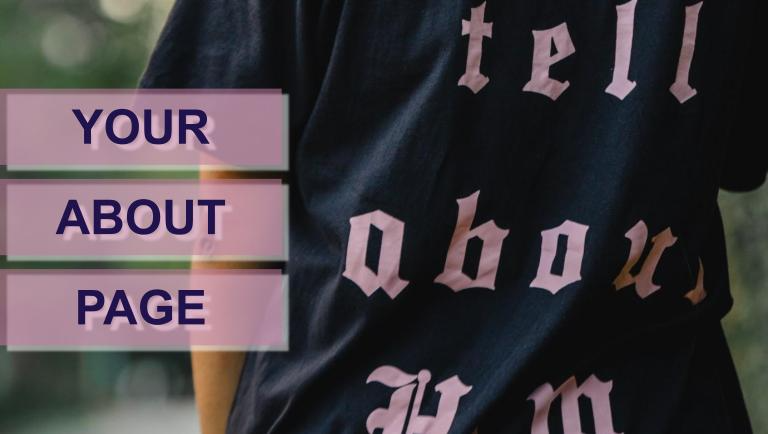 YOUR ABOUT PAGE