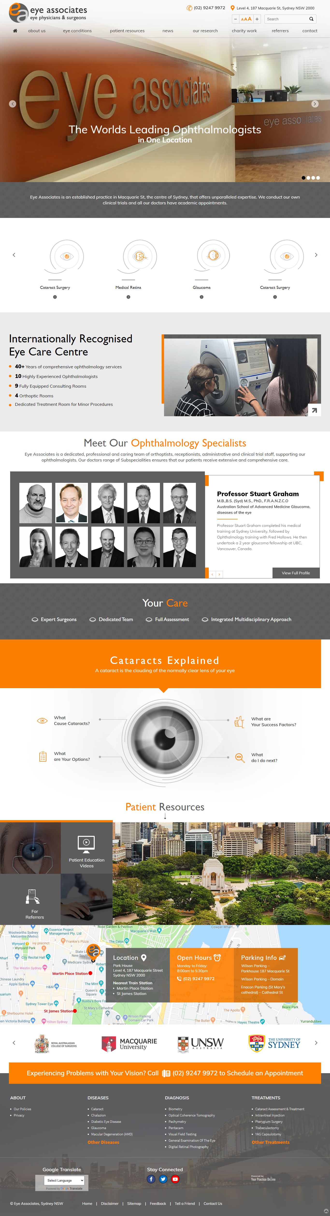 A screenshot of the homepage of a website.
