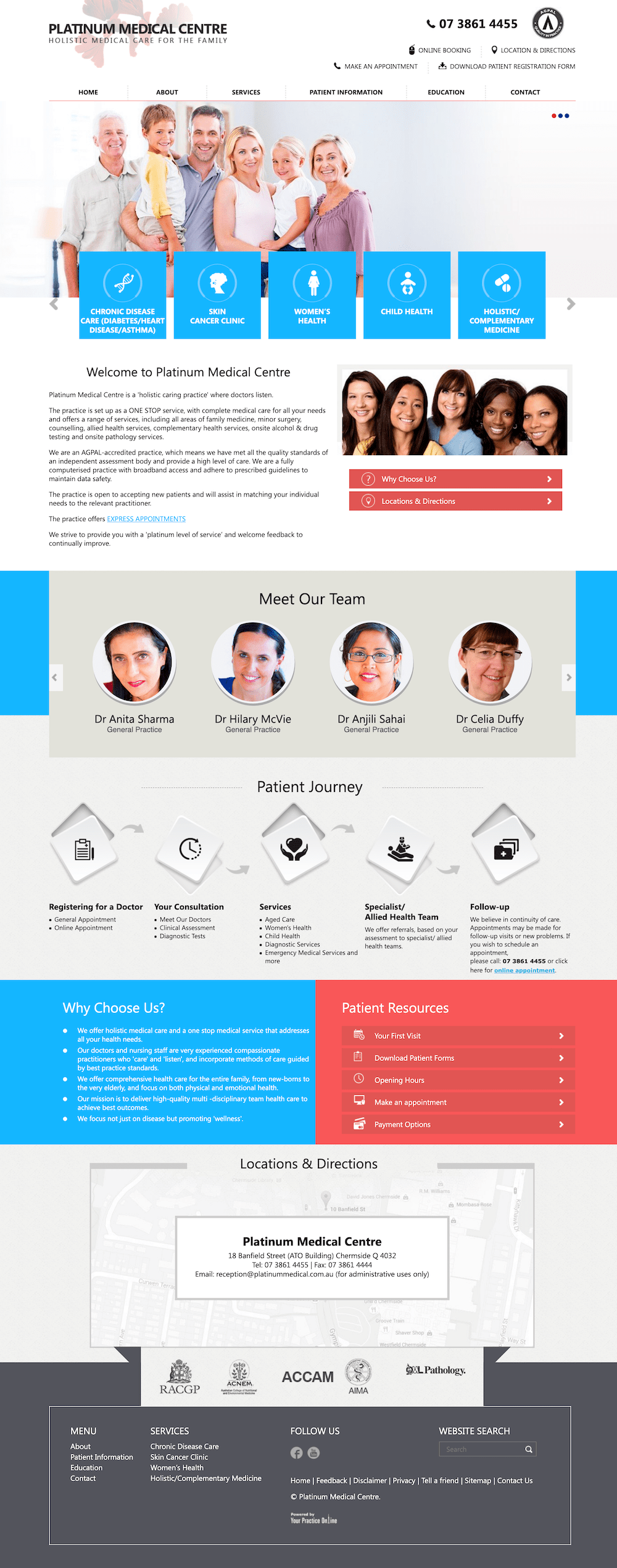 A screenshot of a website showing a group of people wearing headsets.