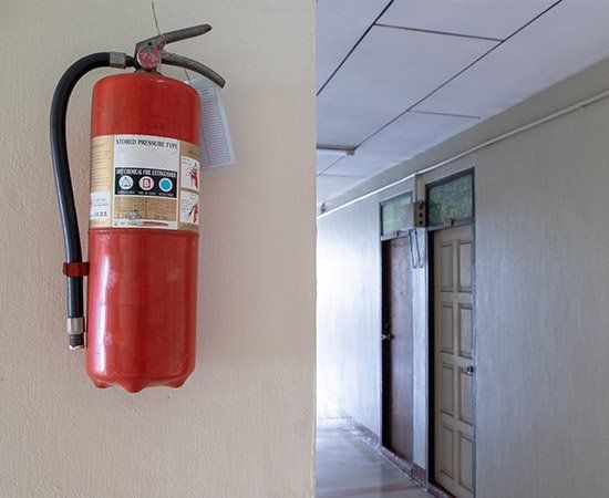 Fire Extinguisher On Wall — Birmingham, AL — Automatic Fire Systems Fire Extinguisher On Wall — Birmingham, AL — Automatic Fire Systems