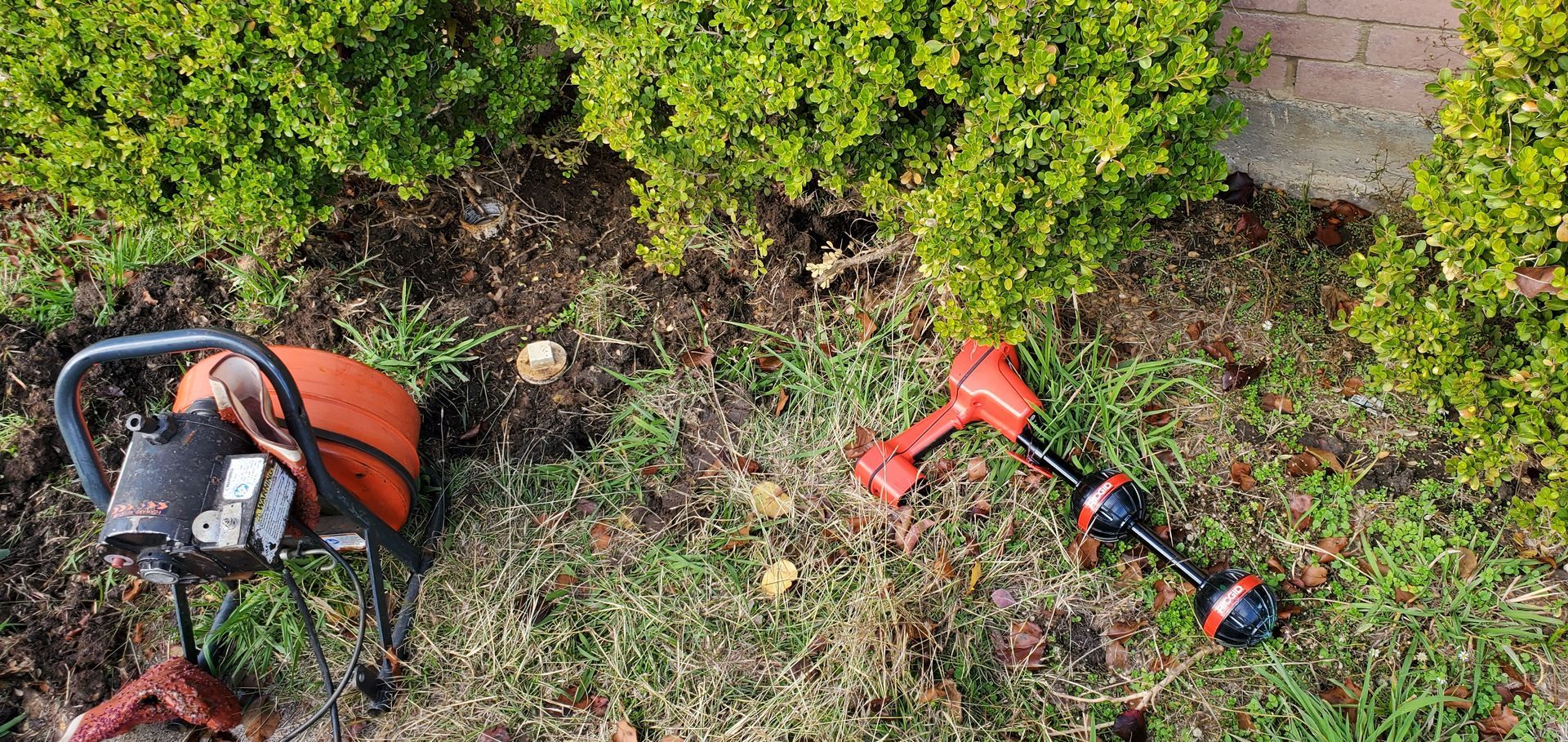 clearing main line clog