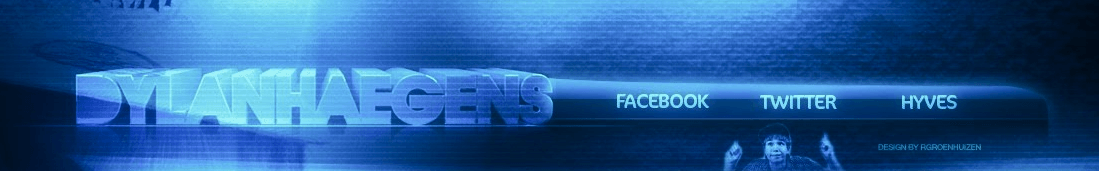 Het logo van Dylan Haegens in 2012
