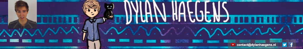 Het logo van Dylan Haegens in 2013