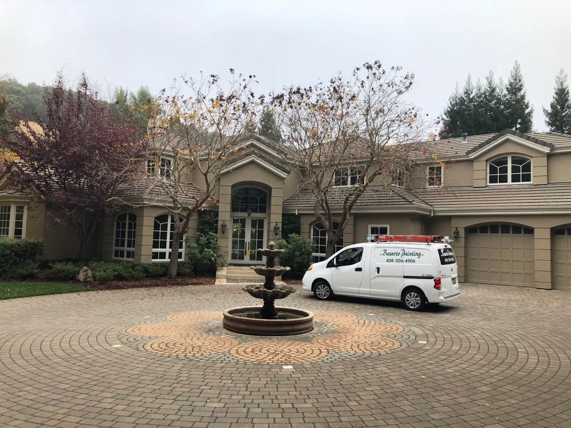 exterior of home with bp van