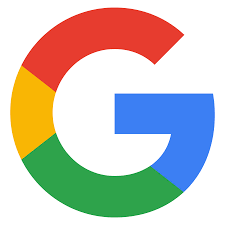 Google-Logo: Ein großes „G“, bestehend aus roten, gelben, grünen und blauen Segmenten.