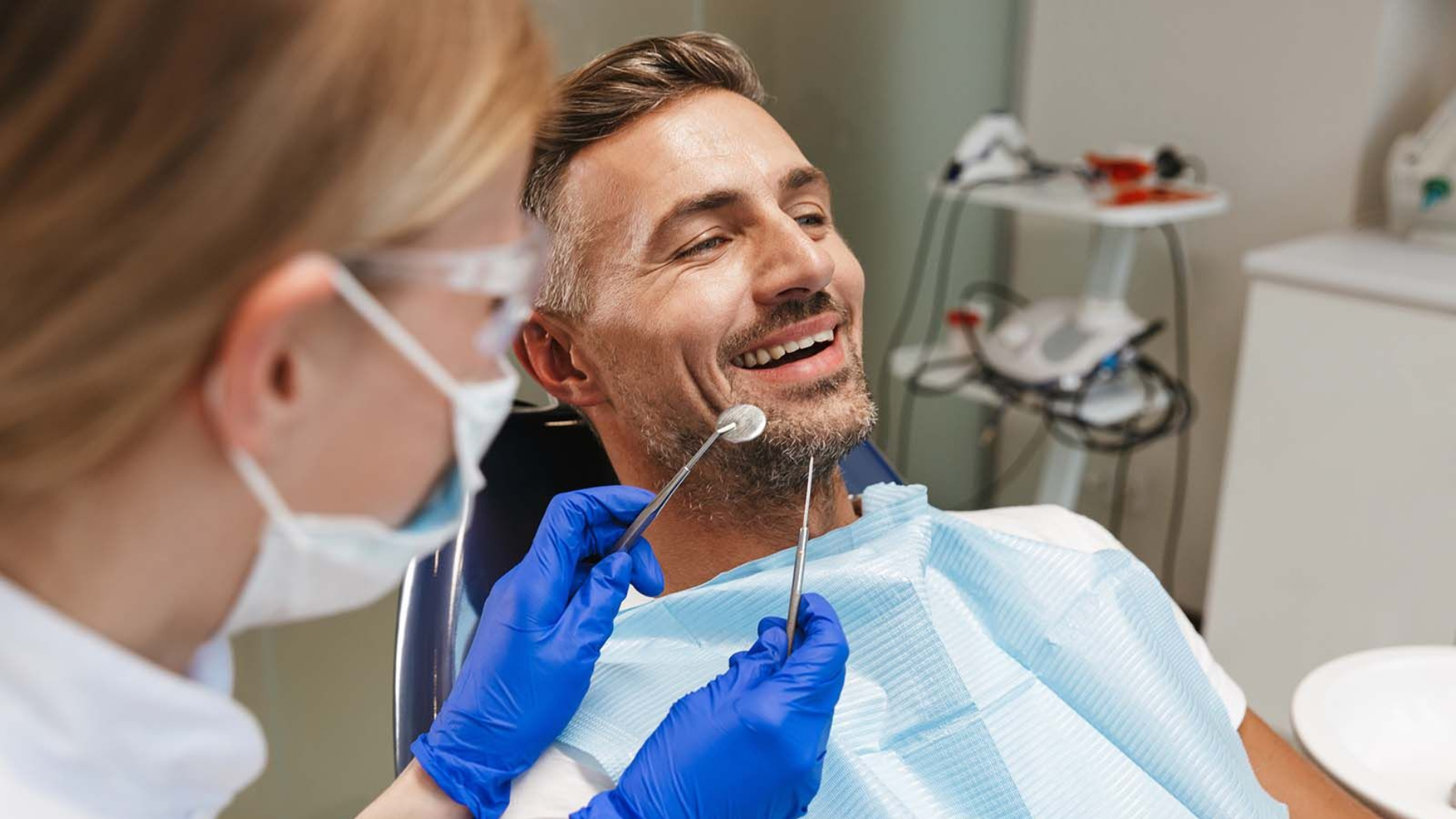 Dental check-up at Dr Colleen L Catera's Dental office in Babylon NY