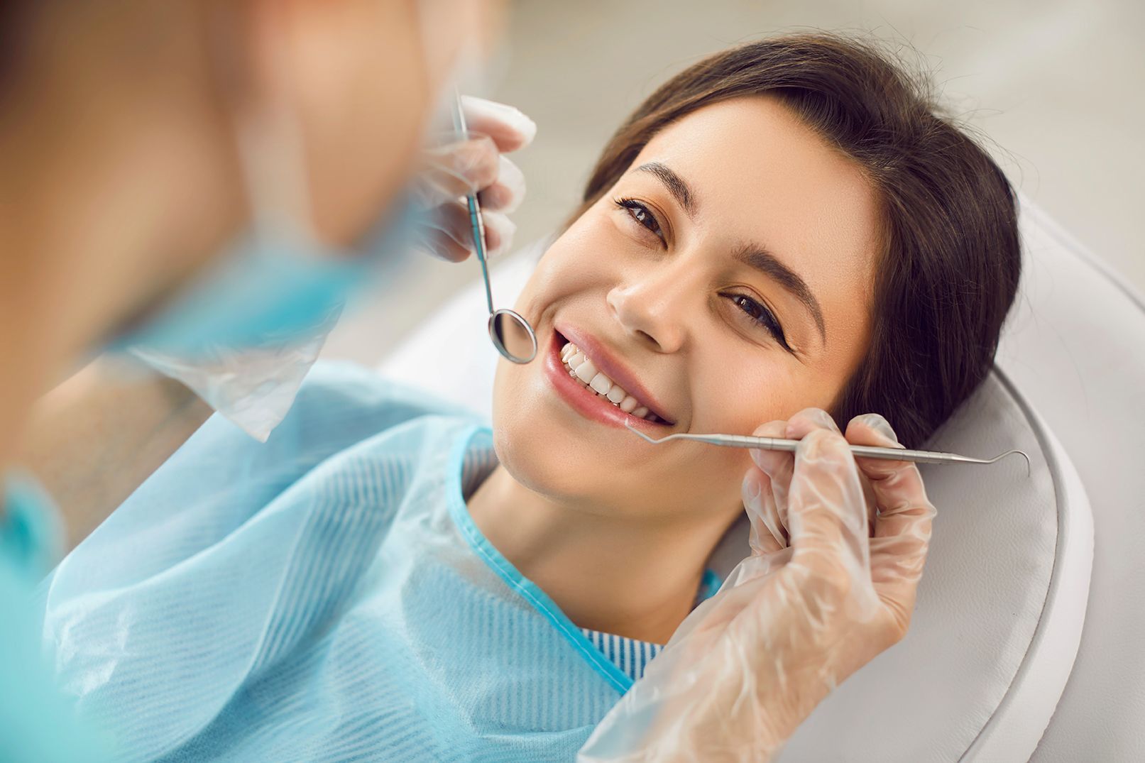 Checkup with Dr. Colleen L Catera to check on sensitive tooth pain. 