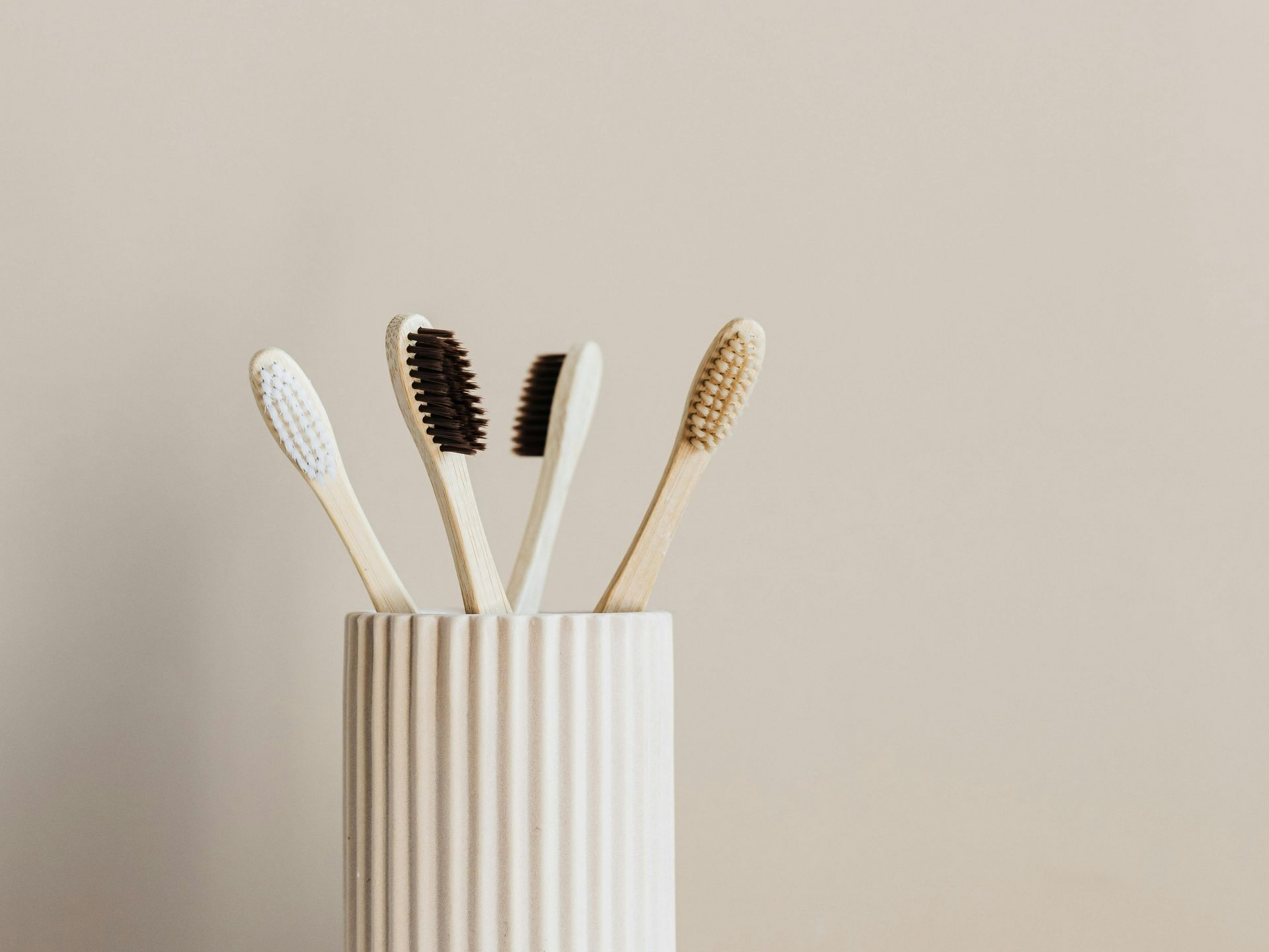 storing  toothbrush in holder