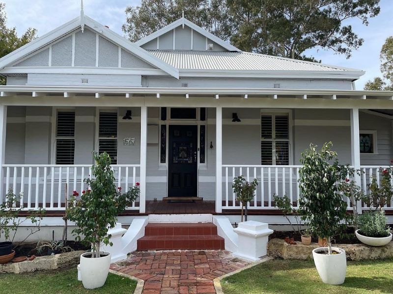 house painted white