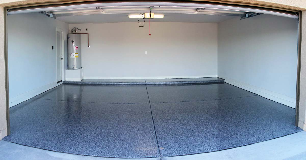garage floor epoxy install