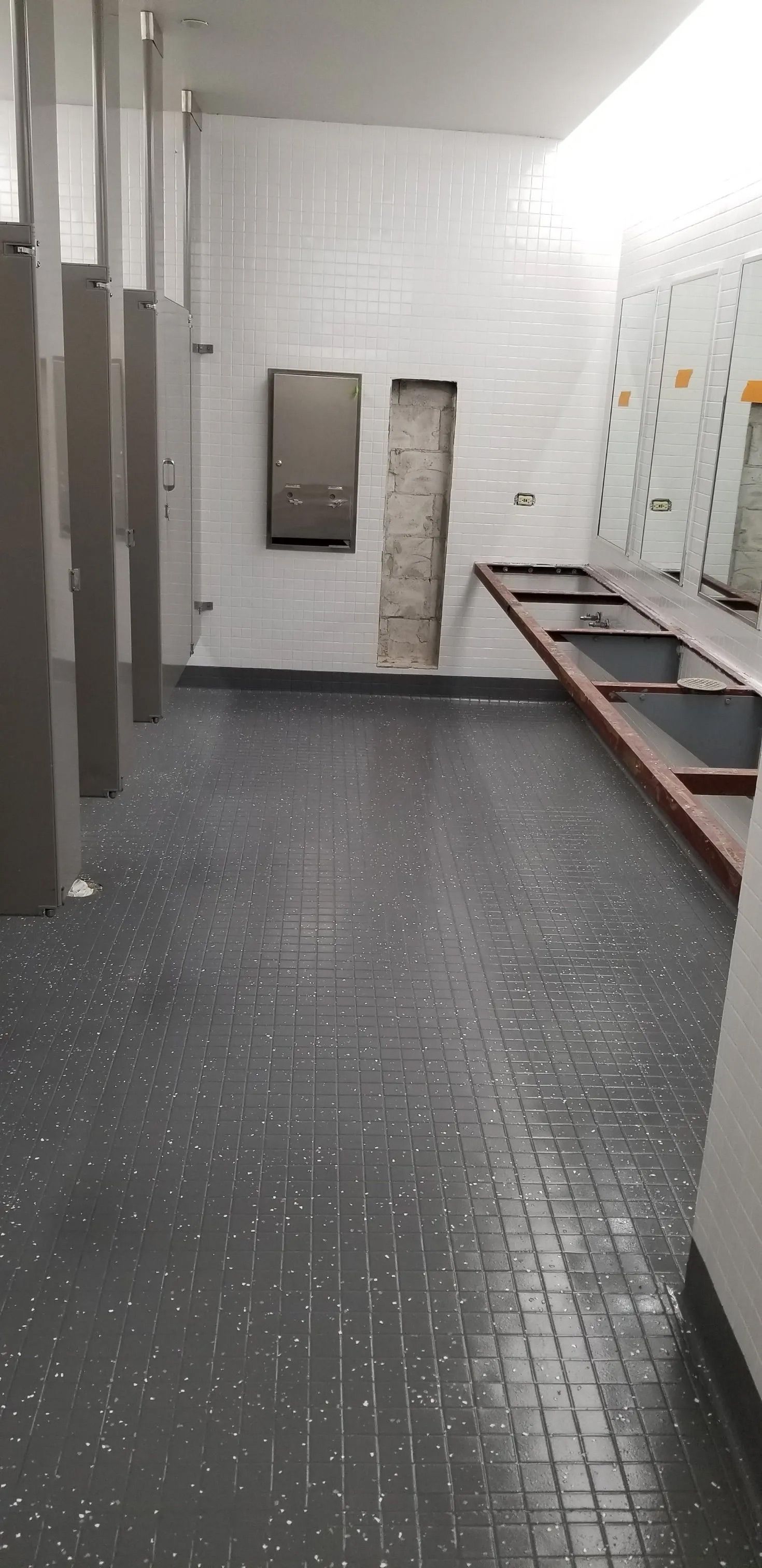 After Replacing the Restroom Tile — Darien, IL — Sterling Services