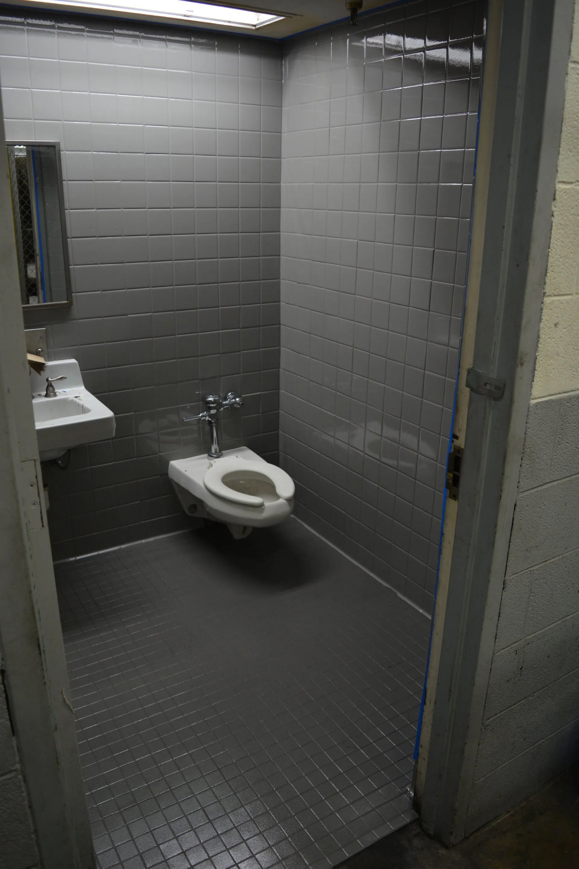 After Replacing the Restroom Tile — Darien, IL — Sterling Services