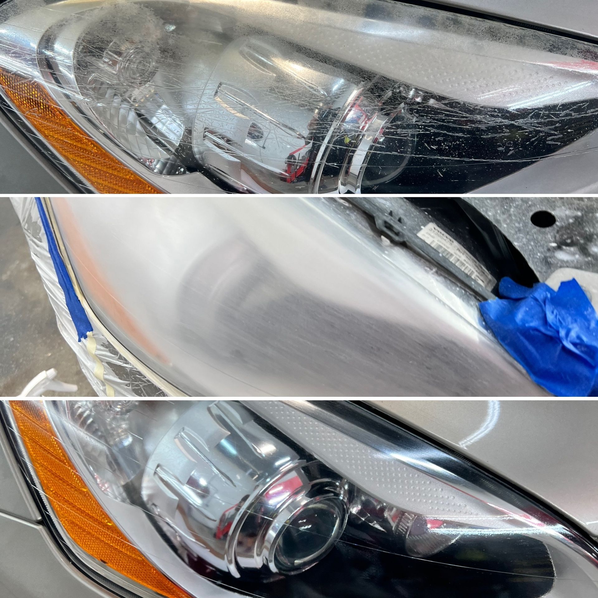headlight restoration, auto detail, headlight clear