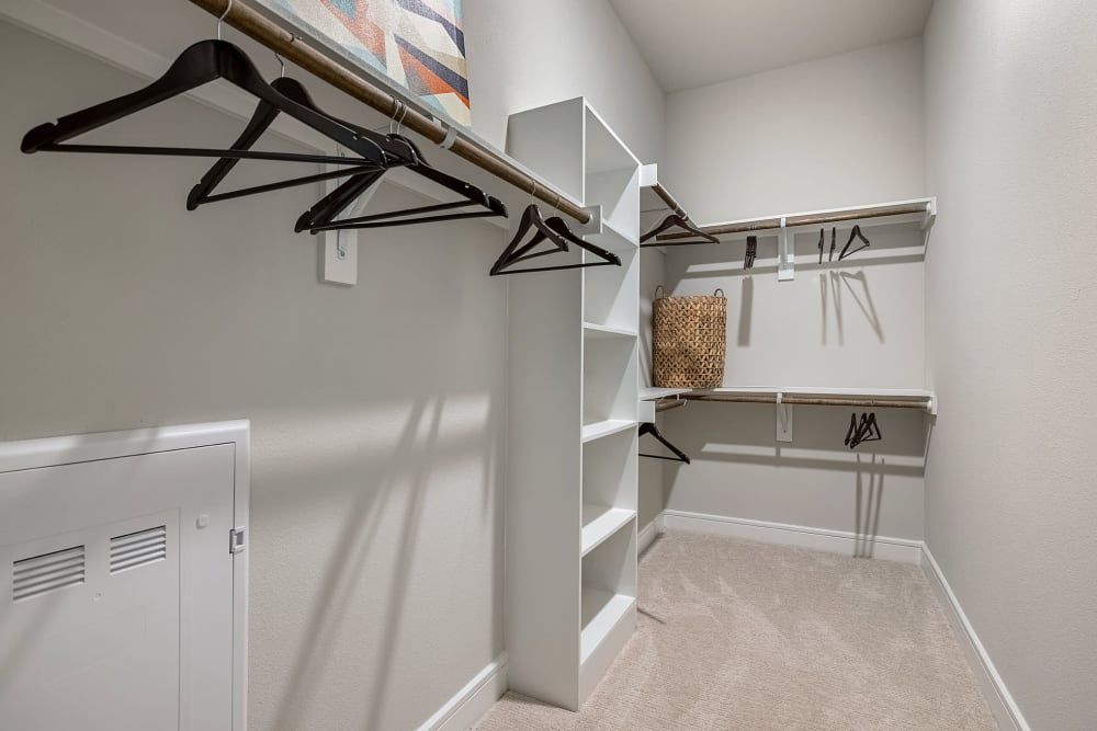 Walk In Closet at The Clark