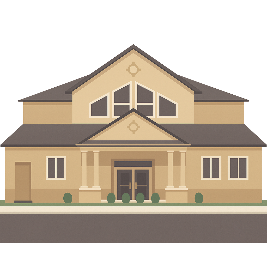 Illustration of the Kitchener - Strasburg Church