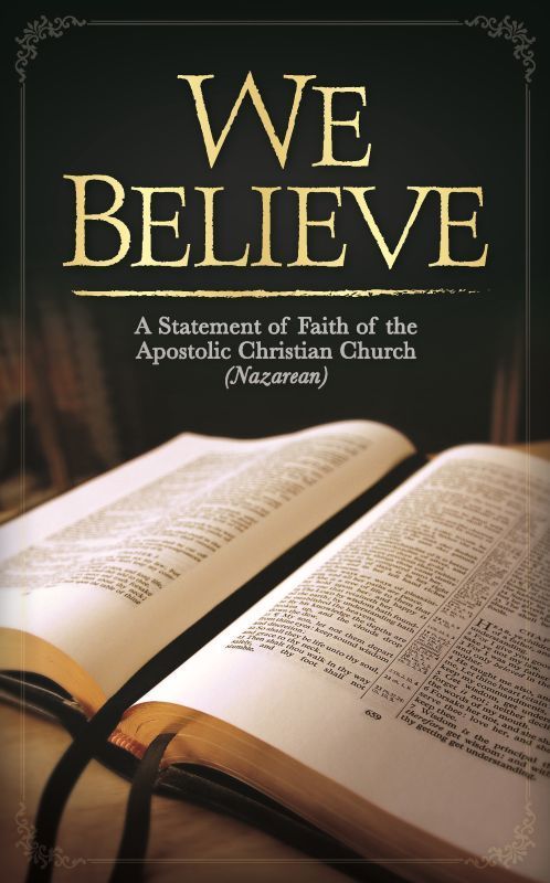 We Believe Booklet Cover