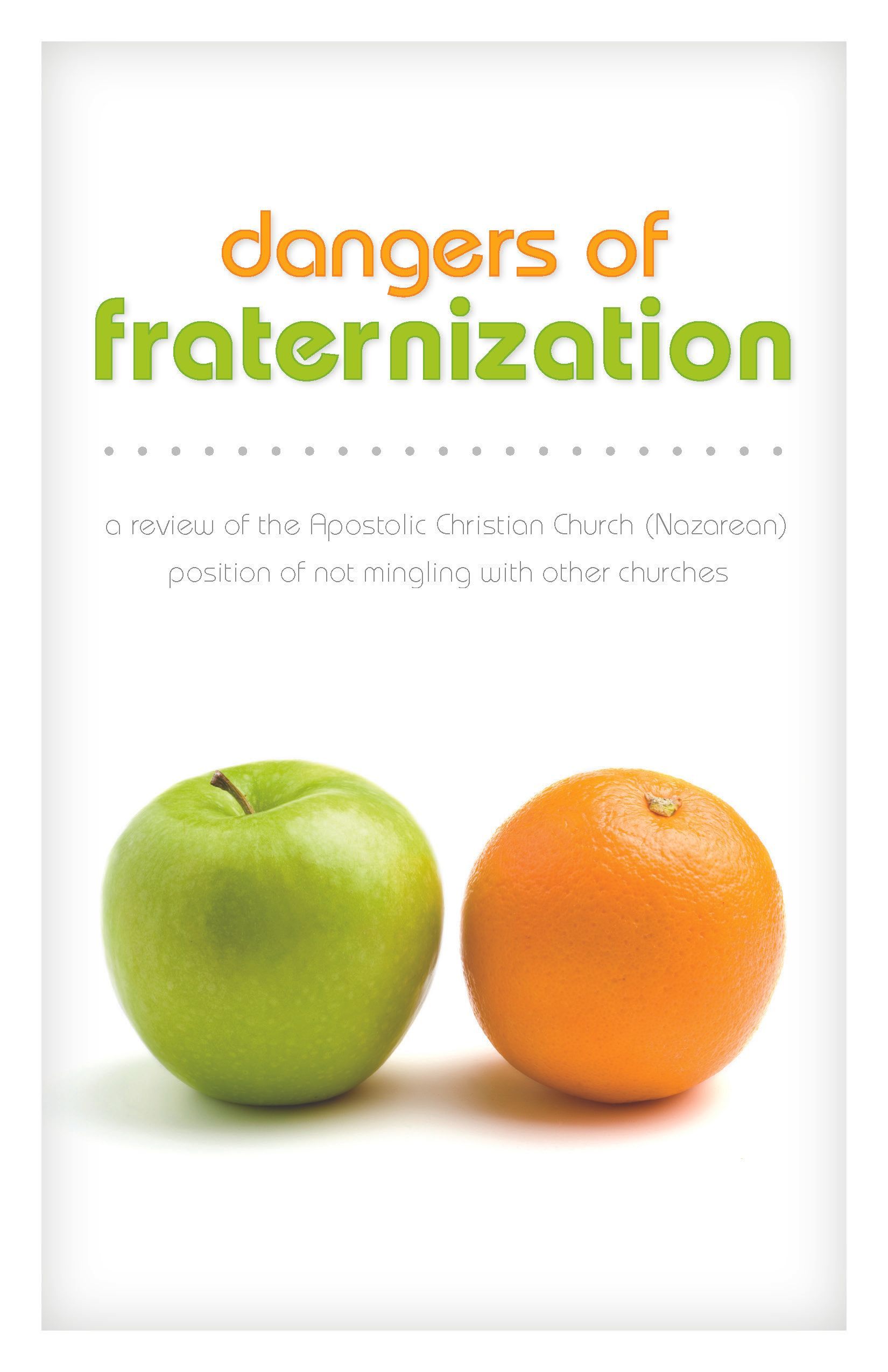 Book Cover - Green apple and orange side-by-side, title: 