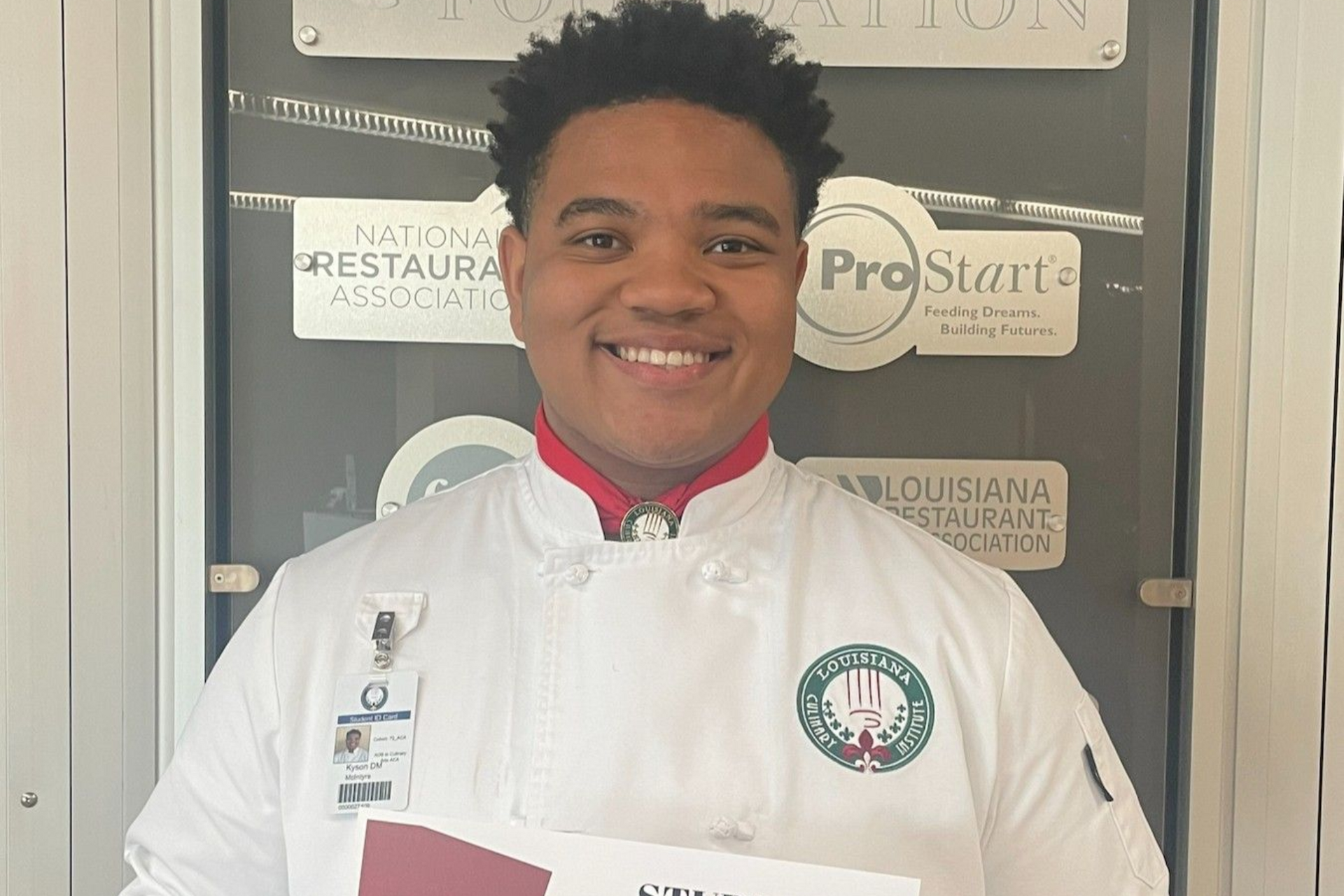 LCI student of the month Kyson McIntyre