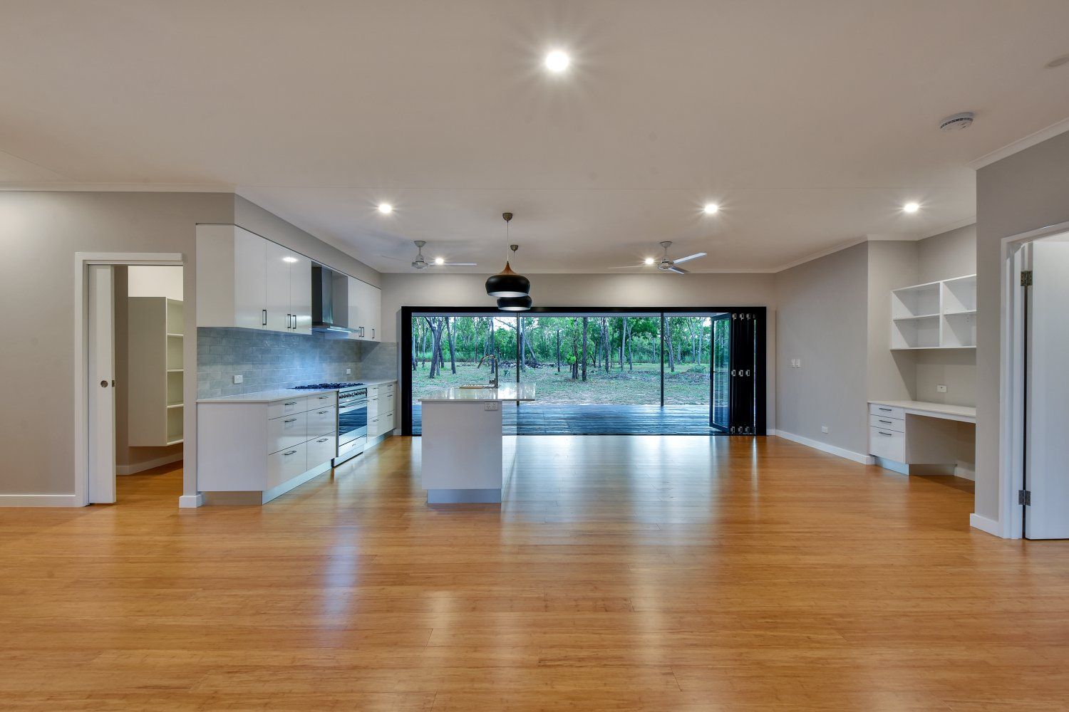 Modern open plan home interior in Darwin
