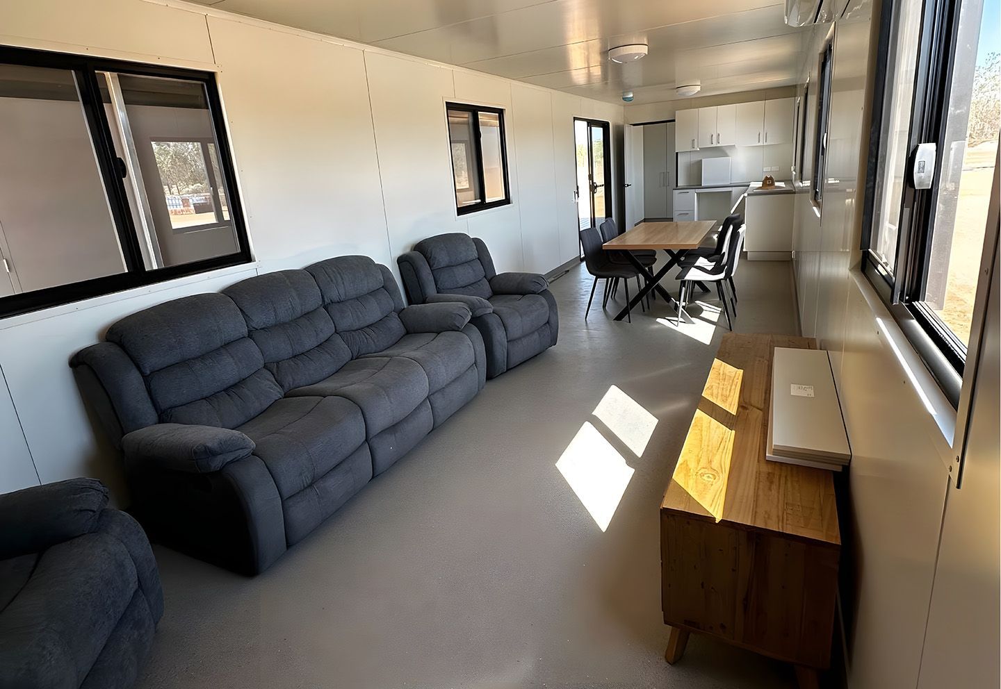 Modern Open Plan Living Room Built By Darwin Home Builders