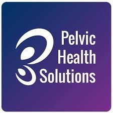 Pelvic Health Solutions logo on a blue-to-purple gradient background with white text and icon