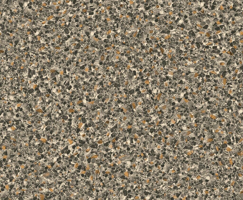 Speckled surface in shades of brown, beige, and gray.