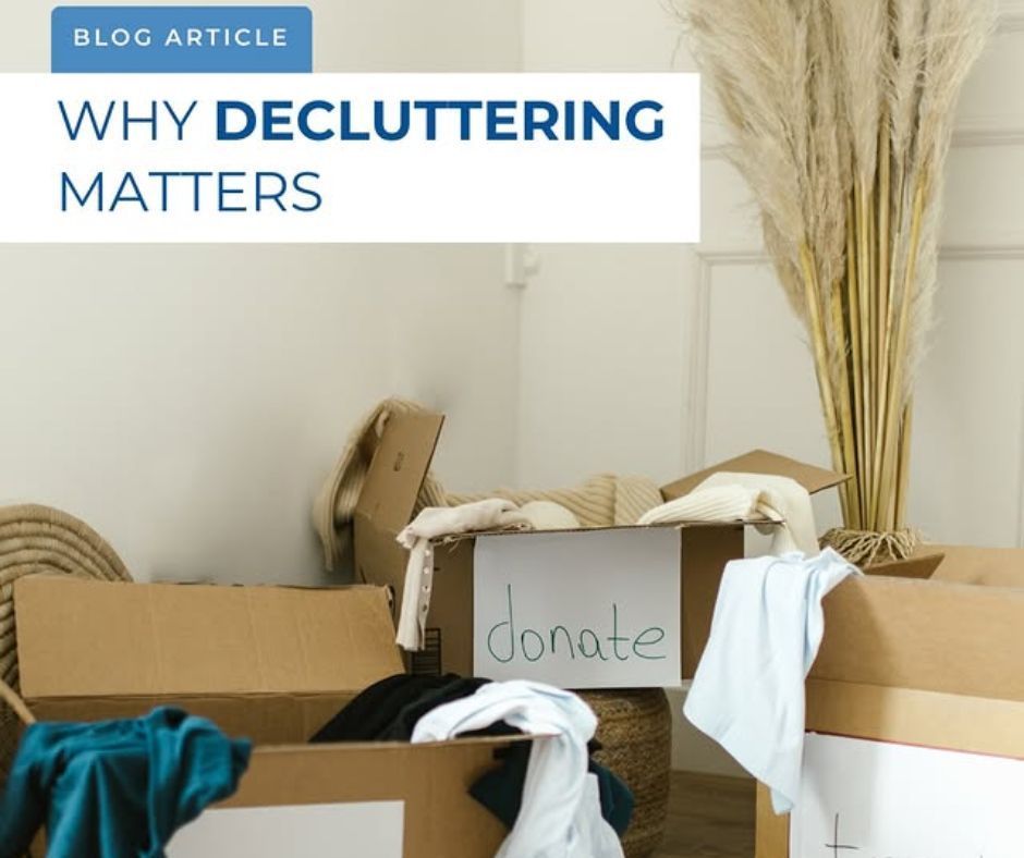 Cardboard boxes ready for decluttering