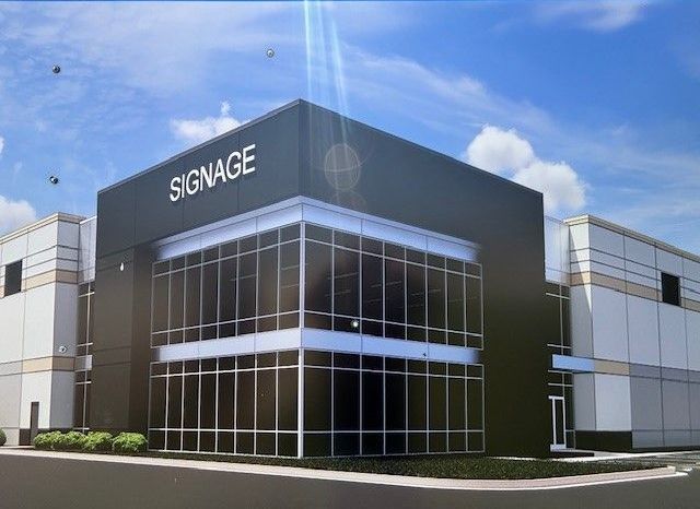 Modern commercial building with 