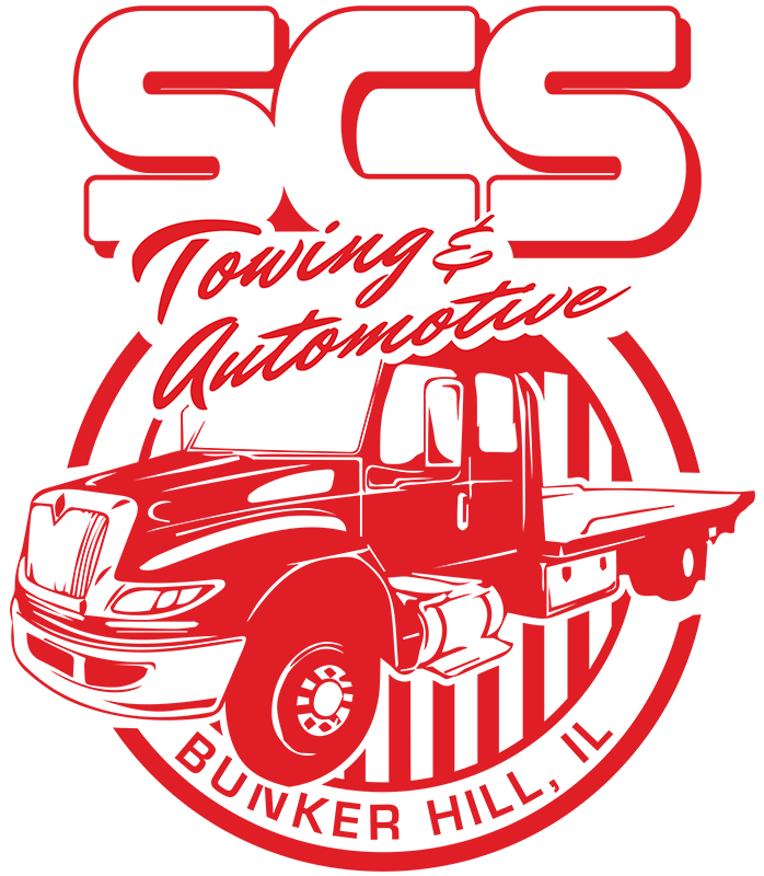 scs towing and auto logo