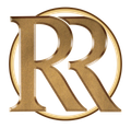 Rich Results Coaching Logo. Two gold 