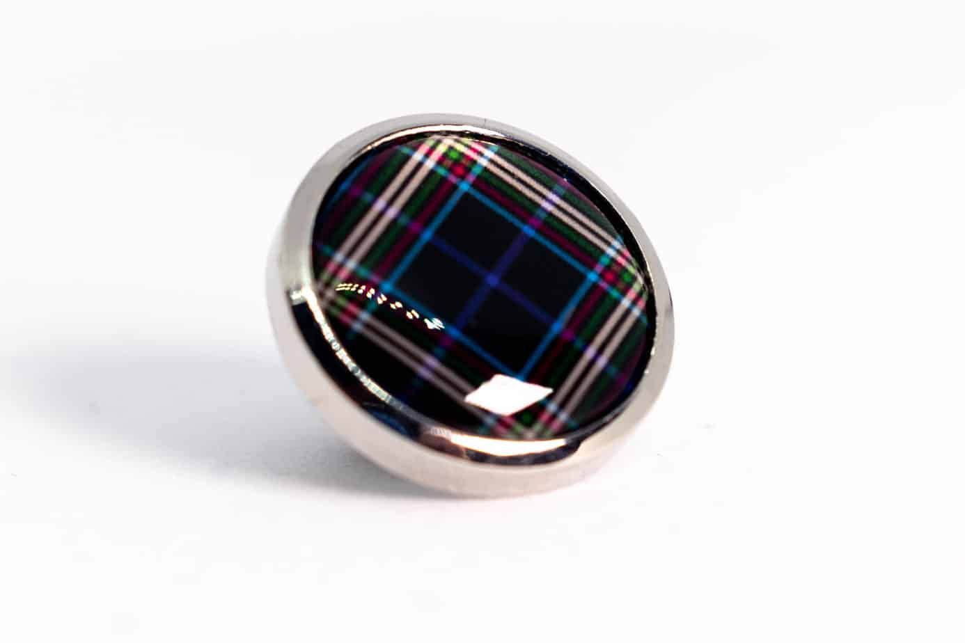 Thin Blue Line tartan badge
