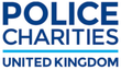 Police Charities United Kingdom logo in blue.