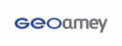 The geoamey logo: Blue 
