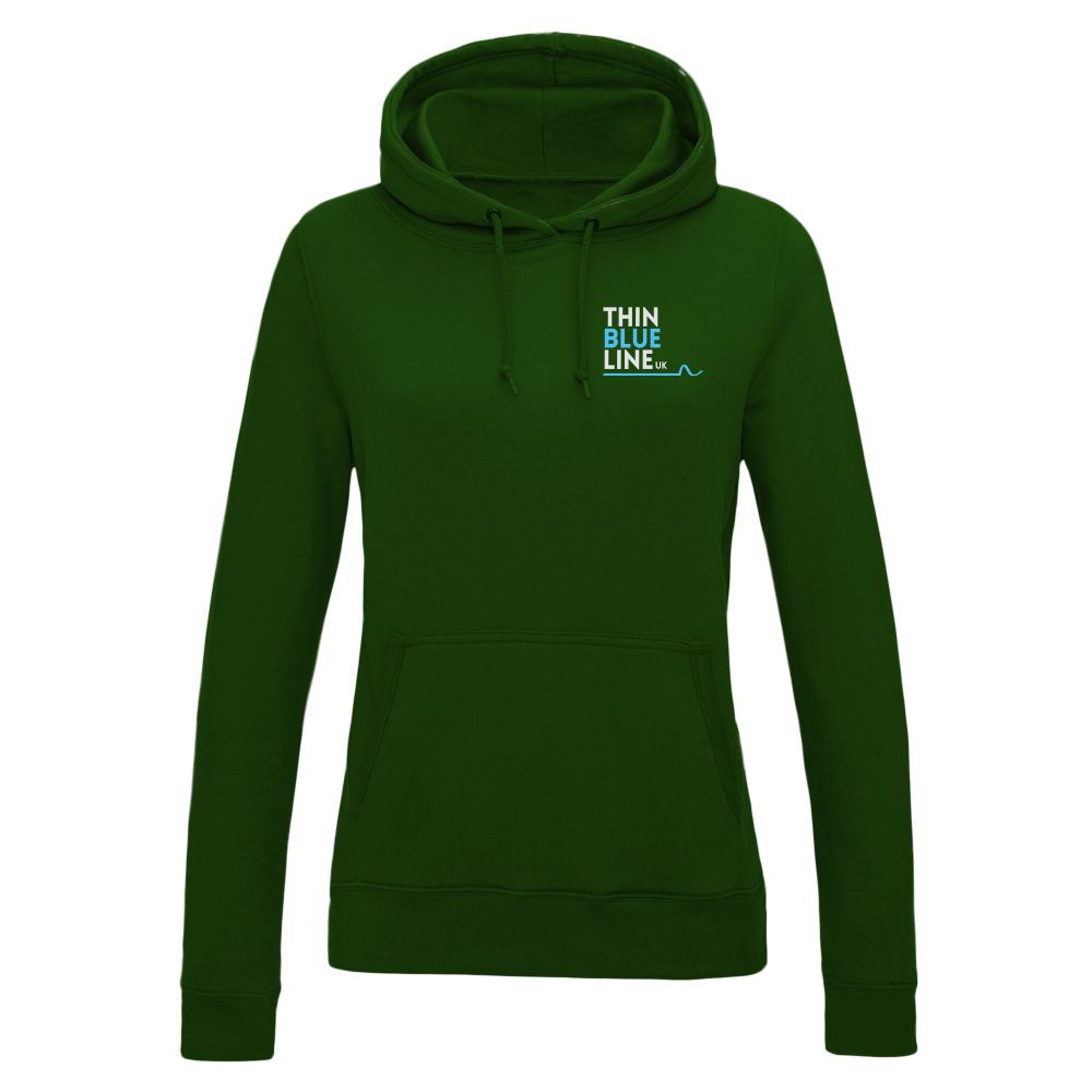 Green hoodie with 