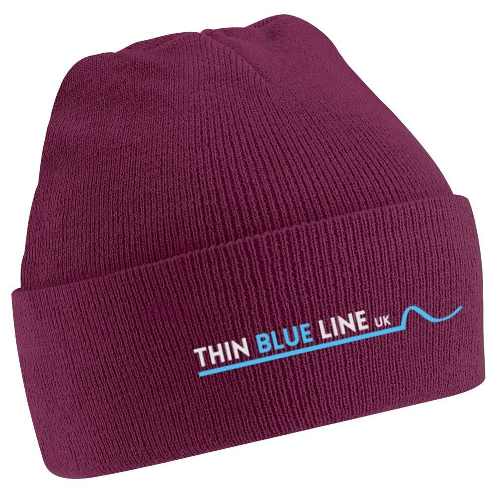 Maroon beanie with 