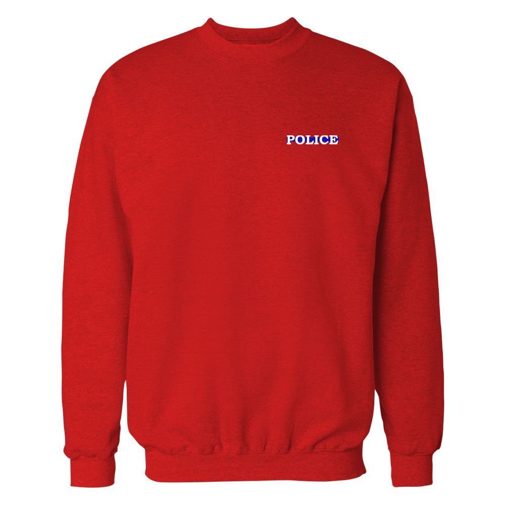 Royal blue sweatshirt with 