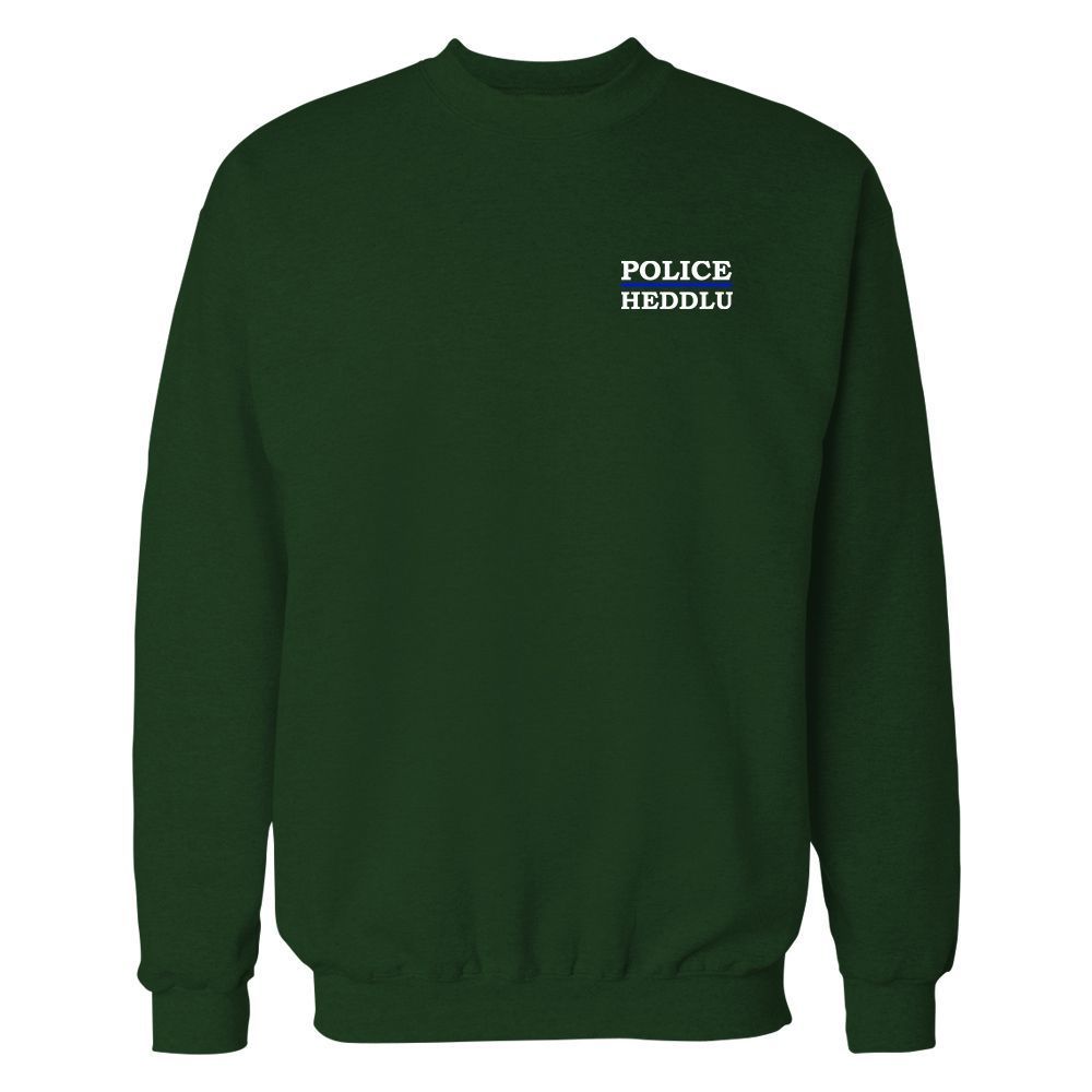 Green sweatshirt with 
